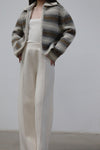 SWAYING/KNIT Thick Striped Cardigan SW212SZ09